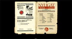 Desktop Screenshot of nyugat.oszk.hu