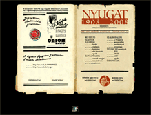 Tablet Screenshot of nyugat.oszk.hu