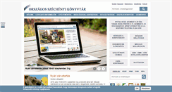 Desktop Screenshot of oszk.hu